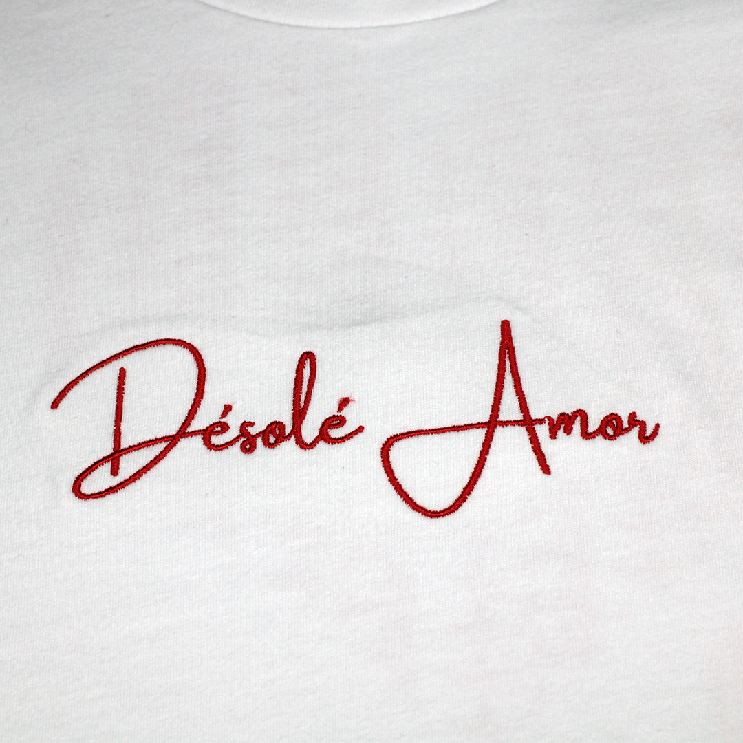 "Désolé Amor" Love T-shirt